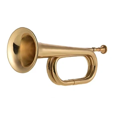 Immagine di Bugle Chiama Tromba di Cavalleria Corno Strumento in Ottone per Banda della Scuola B Appartamento