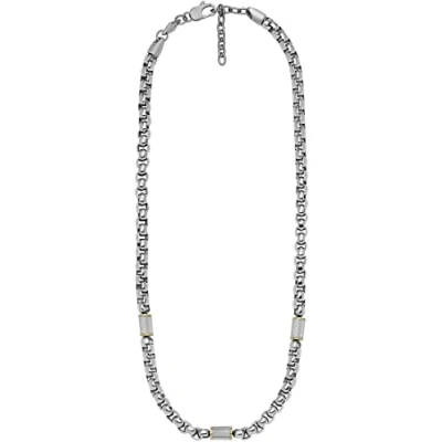 Immagine di Fossil Collana, Uomo, Taglia: One Size, Gold/silver