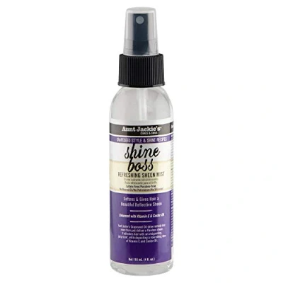 Immagine di &quot;Olio di semi d&#039;uva spray Grapeseed Shine Boss rinfrescante 118 ml Aunt Jackie&#039;s&quot;