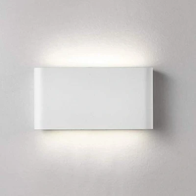 Immagine di XIAJIA 12W Lampada da parete a LED per interni/esterni Muro in Alluminio Applique Esterna impermeabile IP65(Bianco/bianco freddo) [Classe di efficienza energetica A++]