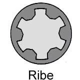Immagine di REINZ 14 35742 01 Kit Bulloni Testata Scanalature incassate (Ribe CV) LANCIA: DELTA 2, 1, Thema Sedan