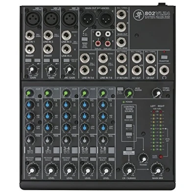 Immagine di MACKIE 802VLZ4 Mixer Analogico Compatto a 8 Canali con i Preamplificatori Microfonici Onyx