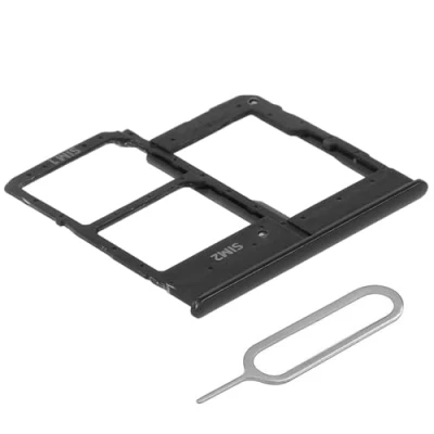 Immagine di MMOBIEL Doppio Vassoio Carta SIM Compatibile con Samsung Galaxy A20e 2019 Porta Scheda incl Il Pin della Nero