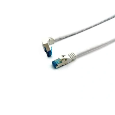 Immagine di Equip 605801 Cavo patch Cat.6A S/FTP ad angolo retto, 2 m, colore: Bianco
