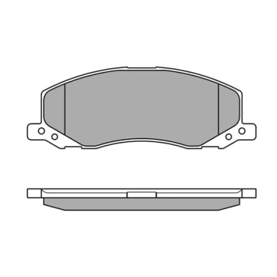 Immagine di MEYLE 025 244 1817/W Kit pastiglie freno ORIGINAL Quality Assale anteriore con segnalatore acustico usura lamierino anticigolío