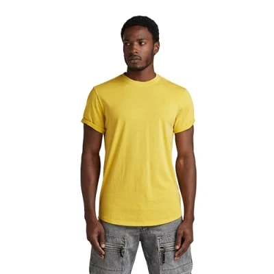Immagine di G Star LASH Tshirt basic, Uomo, Taglia: Small, Dk lemon gd