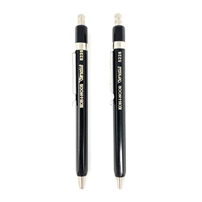 Immagine di KOH I NOOR 5228CL Portamine in metallo, confezione da 2 pezzi, colore: nero.