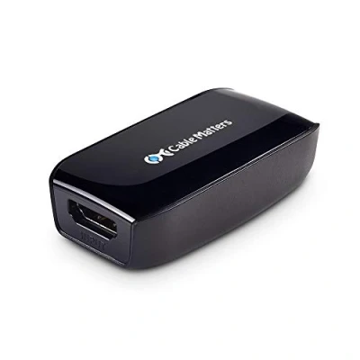 Immagine di Cable Matters Ripetitore HDMI a (Femminile Femminile 2.0 Booster di segnale) con Risoluzione 4K 60Hz e HDR per lettore Blu ray, HDTV, HTC Vive, Oculus Rift VR Headset altri