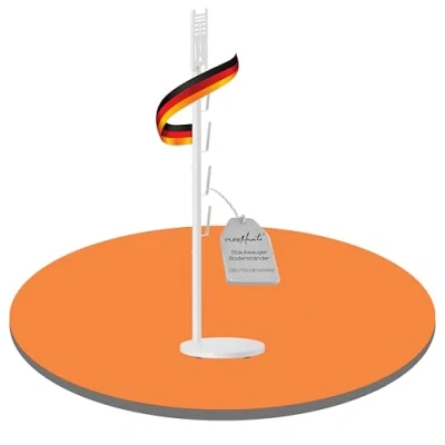 Immagine di PureMounts supporto per aspirapolvere universale compatibile con Dyson, Philips, Samsung, Bosch, Miele, Anyson, Xiaomi, pavimento, accessori, bianco