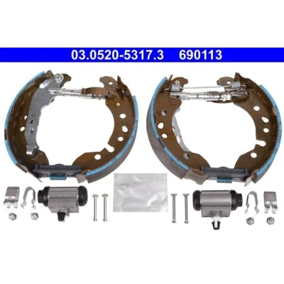 Immagine di ATE 03.0520 5317.3 Kit freno, Freno a tamburo con cilindretto accessori TopKit originali