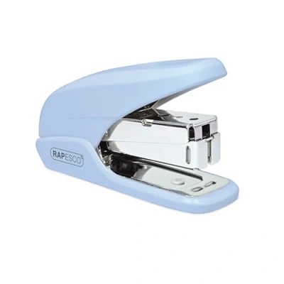 Immagine di Rapesco 1338 X5 Mini Cucitrice Sforzo Ridotto, Cuce fino a 20 Fogli, Azurro