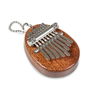 Immagine di GEWA Kalimba pianoforte a pollice, piccola, mogano, 8 canne in acciaio, accordabile