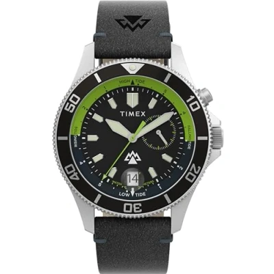 Immagine di Timex Orologio Analogico al Quarzo Uomo con Cinturino in Pelle TW2W21900