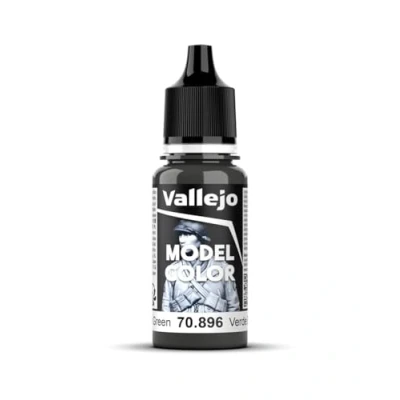 Immagine di Vallejo 70.896 Colore Acrilico Opaco , Verde (German Cam Extra Dark Green), 17 ml, 1 Pezzo