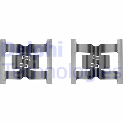 Immagine di DELPHI LX0682 Kit accessori, Pastiglia freno AUDI: Q7, VOLKSWAGEN: Touareg I, PORSCHE: Cayenne