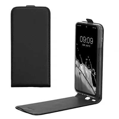 Immagine di kwmobile Cover compatibile con Samsung Galaxy A54 5G Custodia verticale Flip Case in simil pelle linguetta calamita