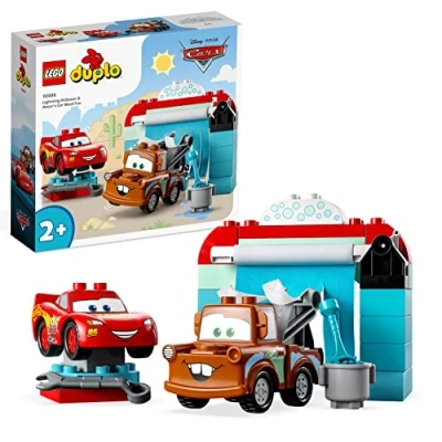 Immagine di 10996 LEGO® DUPLO® Saetta McQueen e Mater nel sistema di lavaggio