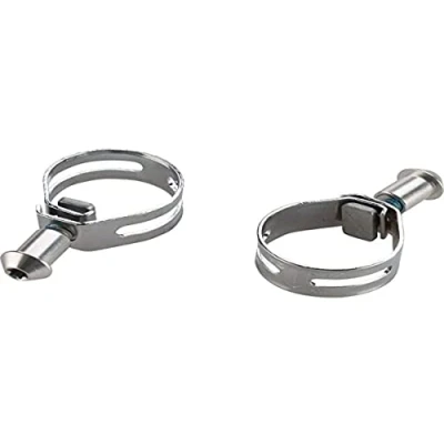Immagine di Ricambi Campagnolo ERGOPOWER EPS EC SR103 set morsetto di fissaggio EP incl. bullone e dadi (2 pz) (Ordine Speciale), Argento