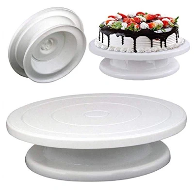 Immagine di PME TT460 Piatto Girevole Professionale per Cake Design, Plastica, Bianco, 23 x 14 cm