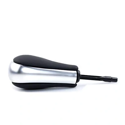 Immagine di Pomello cambio automatico per BMW E36 (97 99) E38 E39 E46 E53 X5 X3 E60 E61 E81 E82 E87 E90 Silver S