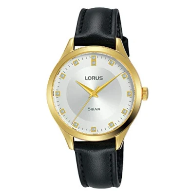 Immagine di Lorus Orologio da Donna Analogico Acciaio Oro con Cinturino in Pelle RG202RX9