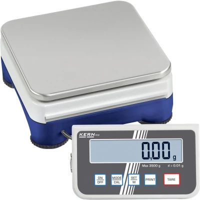 Immagine di Kern PCD 2500 2 Bilancia di precisione Portata max. 2.5 kg Risoluzione 0.01 g rete elettrica, a batteria, batteria ricaricabile Argento