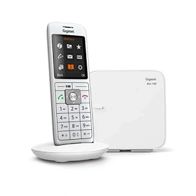 Immagine di Gigaset CL660 Analog/DECT telephone Bianco Identificatore di chiamata [Versione Francia]