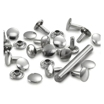 Immagine di Prym 403161 Rivetti Cavi MS Color Argento Tubular Rivets, Silver, 4 6 mm, silberfarbig, 200 Stück