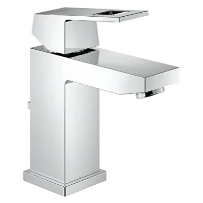 Immagine di Grohe 2312700E Eurocube Miscelatore Monocomando per Lavabo A Risparmio Idrico, Cromo, Ecojoy, S Eco