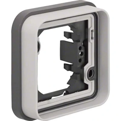 Immagine di Berker 13283505 W.1 4011334405108 Mascherina di Copertura a 1 modulo, Colore: Grigio Chiaro
