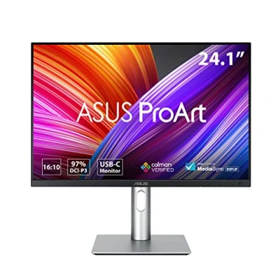 Immagine di Asus PA248CRV ProArt Monitor LED ERP D (A G) 61.2 cm (24.1 pollici) 1920 x 1200 Pixel 16:9 5 ms HDMI ™, Cuffie (jack da 3,5 mm), USB A, C® IPS