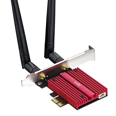 Immagine di Cudy AX5400 WiFi 6E PCIE Schede Per PC, Bluetooth 5.2, Modulo AX210 all&#039;interno, 5.2/5/4.0, 802.11ax/ac/n/g/b/a, Windows 11/10 64 bit, WE3000S V2