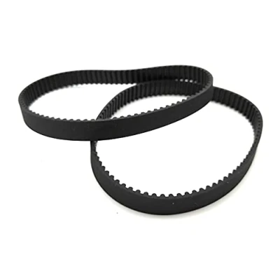 Immagine di Cinghia dentata chiusa GT2 larghezza 10mm lunghezza: 252mm 2 pezzi ciascuno cavo di tensione in fibra vetro (252mm)