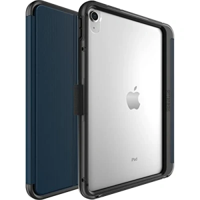 Immagine di Otterbox Cover Symmetry Folio Case per iPad 10, 9&#039; (10.ª gen 2022), antishock e cadute, custodia protettiva sottile, testata a norme MIL STD 810G, Blu, Senza Retail Package