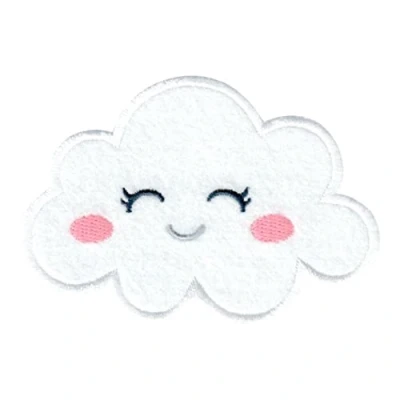 Immagine di PatchMommy Toppa Termoadesiva Nuvola Patch Ricamate per Ferro da Stiro o Cucire Toppe Adesive Vestiti, Applicazioni Tessuti Bambini