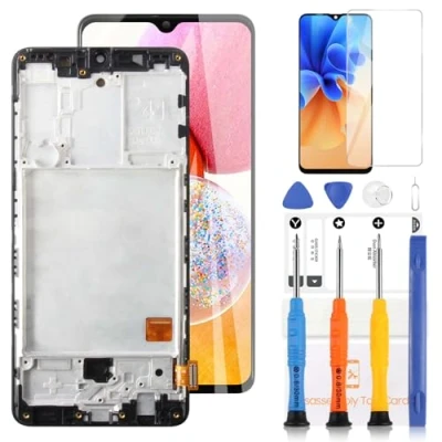 Immagine di LADYSON Schermo LCD per Samsung Galaxy A41 A415F Sostituzione dello OLED SM A415FN SN A415F/DSN Display Touch Screen Digitizer Assembly Parti con Strumenti(Nero Cornice)
