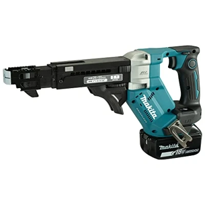 Immagine di Makita DFR551RTJ Avvitatore autoalimentato a batteria 18 V 5.0 Ah Li Ion incl. ricaricabile, seconda batteria, caricabatterie