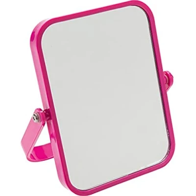 Immagine di Gedy Fucsia G Elena ingranditore, Misure: 19X16,5X1,8 CM, Magnifying Factor 5X, Bagno Realizzato in ABS, Finitura, Specchio Design R&amp;S, 2 Anni di Garanzia, Resina, Unica