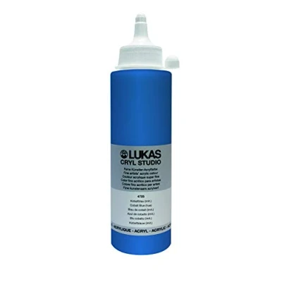 Immagine di Lukas Künstlerfarben Colore acrilico Cryl Studio, 250 ml, colore: Blu cobalto