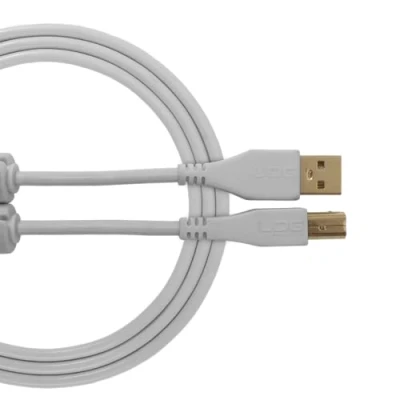 Immagine di UDG U95003WH Cavo USB 2.0 (A B) Audio ad alta velocità ottimizzato a maschio B maschio, bianco, 3 m