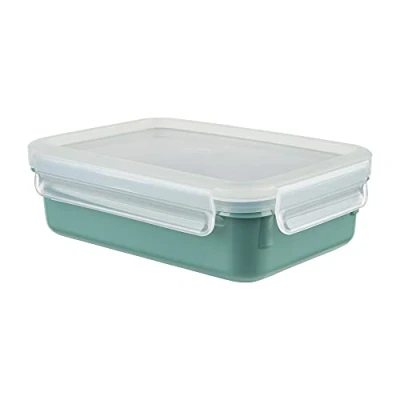 Immagine di Emsa N1012700 Clip &amp; Close Color Edition Contenitore salvafreschezza, Polvere Verde, 0,8 Liter
