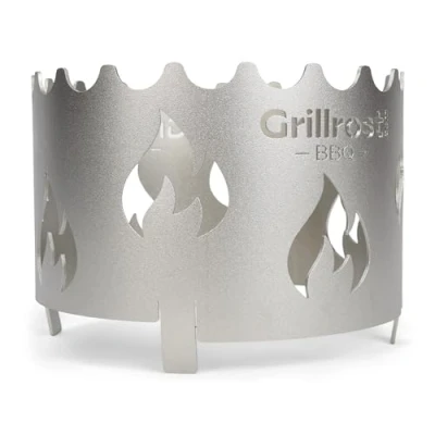 Immagine di Grillrost.com Piastra di cottura originale 80 &amp; 100 cm e accessori per braciere barbecue a sfera