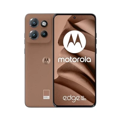 Immagine di Motorola edge 50 neo (8/256GB, Fotocamera Sony LYTIA™ 700C 50+13+10MP selfie 32MP, Display 6.36&quot; pOLED 120Hz, MediaTek Dimensity 7300, batteria 4310mAh, ricarica 68W, Android 14), PANTONE Mocha Mousse