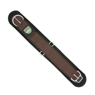 Immagine di Weaver Leather Felt Lined Straight Smart Cinch with New And Improved Roll Snug Buckle, 35 2370 BR 28, Brown, 71.12 cm