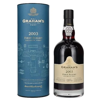 Immagine di W. &amp; J. Graham&#039;s FIRST FLIGHT Colheita Port 2003 20% Vol. 0,75l in Giftbox