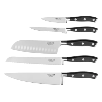 Immagine di Sabatier Trompette 865700MBA101K Vulcano Set 5 Coltelli da Cucina