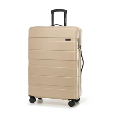 Immagine di WITTCHEN KOMODO Line Valigia grande da viaggio Bagaglio rigido in ABS Lucchetto TSA Taglia L Beige