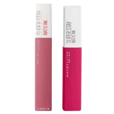 Immagine di Maybelline New York SuperStay Matte Ink Tinta Labbra Colore 120 Artist Effetto Coprente Lunga Durata + 15 Lover 2 Rossetti con Applicatore di Precisione