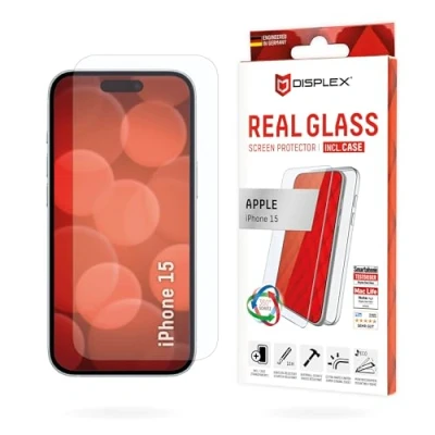 Immagine di DISPLEX 01846 Vetro di protezione per display Adatto modello portatili: iPhone 15 1 pz.