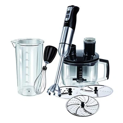 Immagine di MPM MBL 11 frullatore ad immersione 1.75L 800W Nero, Acciaio inossidabile, Trasparente